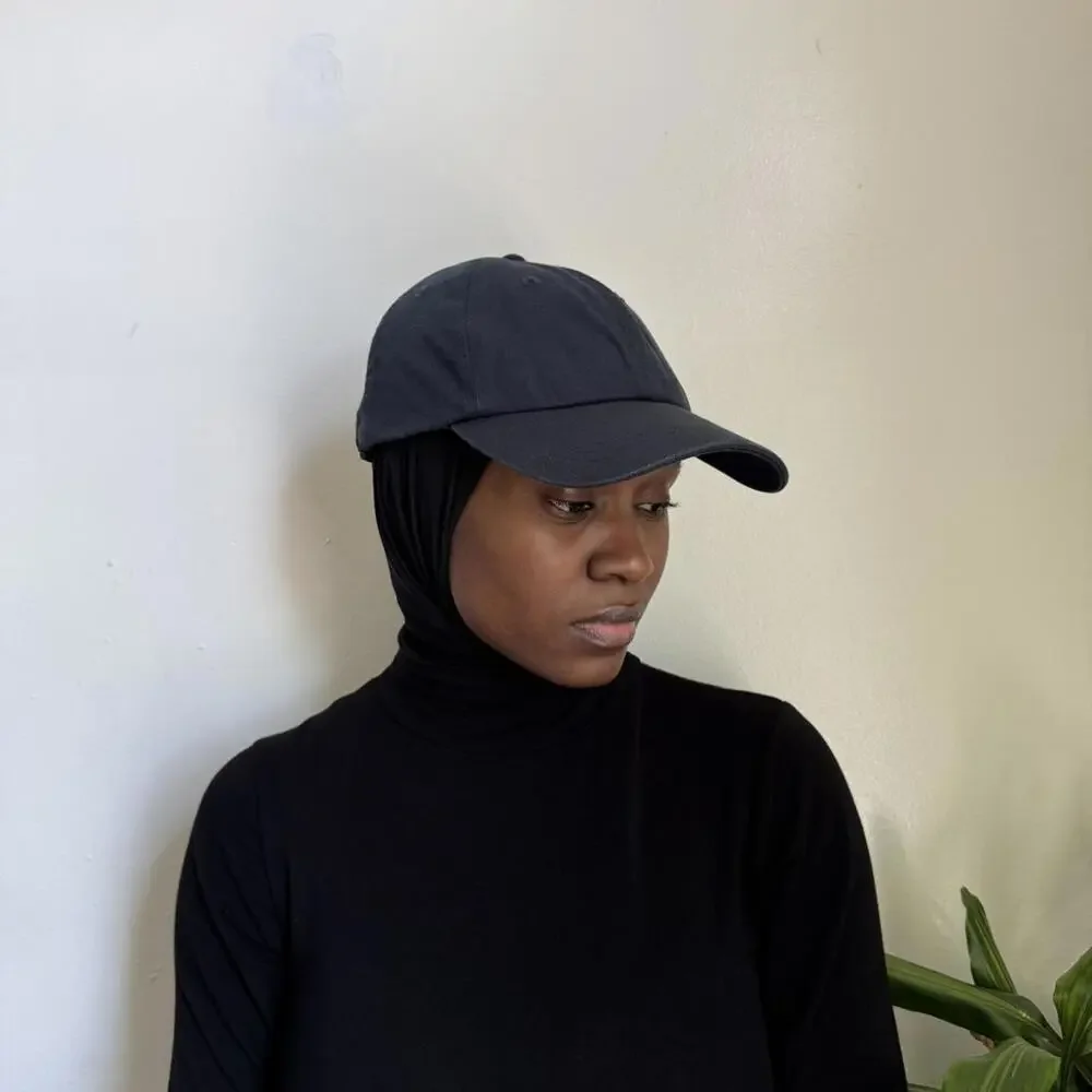 Vintage Cole Haan black adjustable cap one size‎